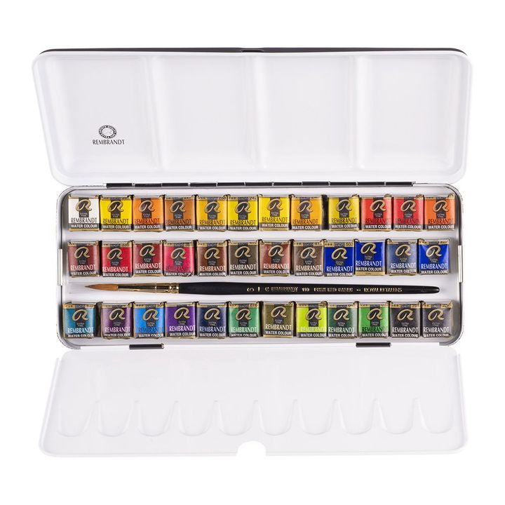 5838637-rembrandt-watercolour-36-half-pan-metal-tin-set-contents__preview